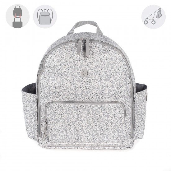 Flower Mellow Gray Backpack