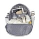 Flower Mellow Gray Backpack