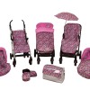 Lovely Skull Fuchsia Chair Bag with Mittens