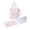 Bolso Panera + Cambiador Polipiel Love Rosa 